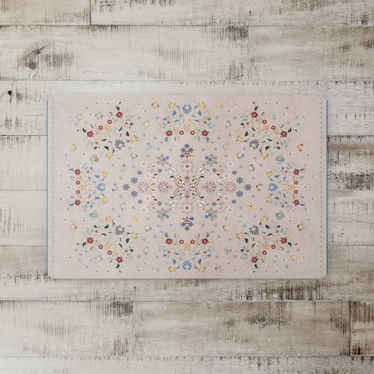 Floral Persian Floor Mat